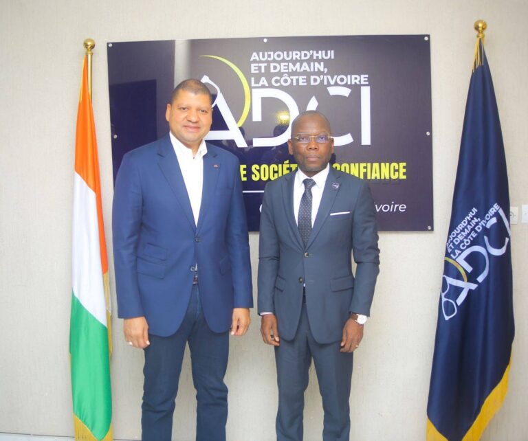 Le Candidat Jean-Louis Billon rencontre Le Président Assalé Tiémoko